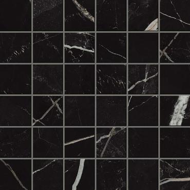 фото элемента Empire Calacatta Black Mosaic Polished 30x30