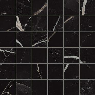 фото элемента Empire Calacatta Black Mosaic Matte 30x30