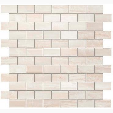 фото элемента Pure White Brick Mosaic / Пьюр Вайт Брик Мозаика