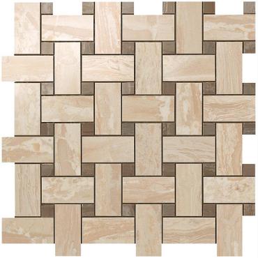 фото элемента Woodstone Champagne Twist Mosaic / Вудстоун Шампань Мозаика Твист